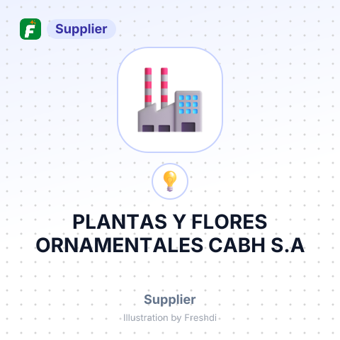PLANTAS Y FLORES ORNAMENTALES CABH S.A – summary card, no photo uploaded yet