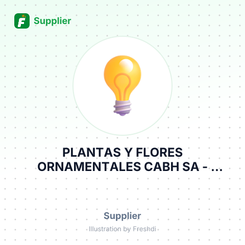 PLANTAS Y FLORES ORNAMENTALES CABH SA – summary card, no photo uploaded yet
