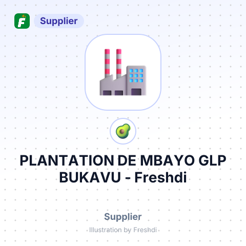 PLANTATION DE MBAYO GLP BUKAVU – summary card, no photo uploaded yet