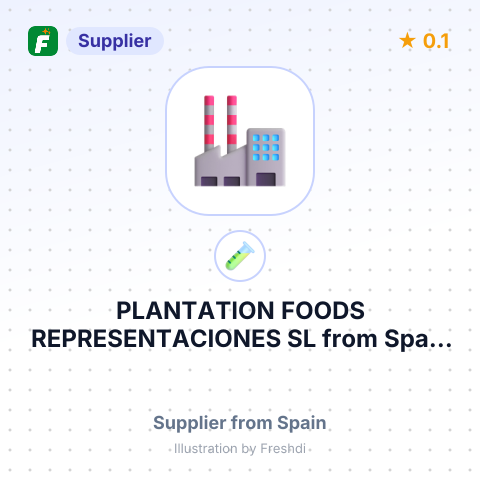 PLANTATION FOODS REPRESENTACIONES SL – summary card, no photo uploaded yet