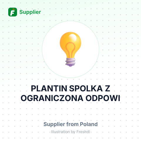 PLANTIN SPOLKA Z OGRANICZONA ODPOWI – summary card, no photo uploaded yet