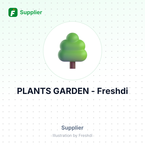 PLANTS GARDEN – summary card, no photo uploaded yet