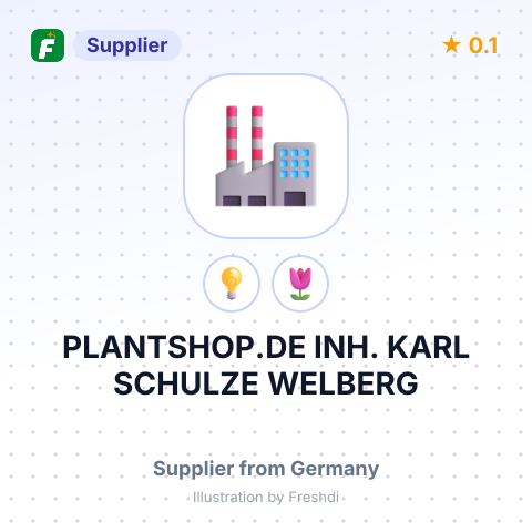 PLANTSHOP.DE INH. KARL SCHULZE WELBERG – summary card, no photo uploaded yet