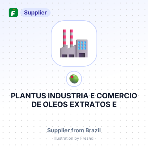 PLANTUS INDUSTRIA E COMERCIO DE OLEOS EXTRATOS E – summary card, no photo uploaded yet