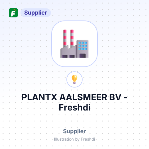 PLANTX AALSMEER BV – summary card, no photo uploaded yet