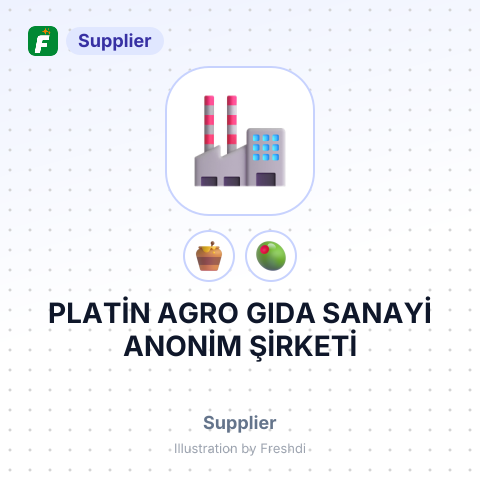 PLATİN AGRO GIDA SANAYİ ANONİM ŞİRKETİ – summary card, no photo uploaded yet