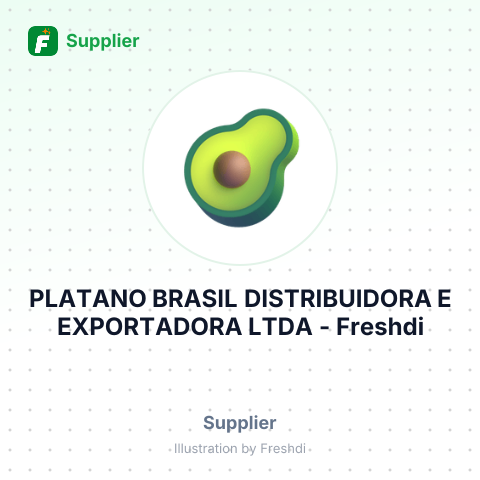 PLATANO BRASIL DISTRIBUIDORA E EXPORTADORA LTDA – summary card, no photo uploaded yet