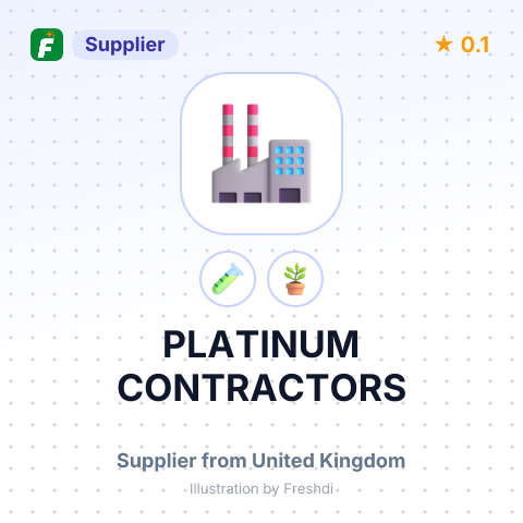 PLATINUM CONTRACTORS – summary card, no photo uploaded yet