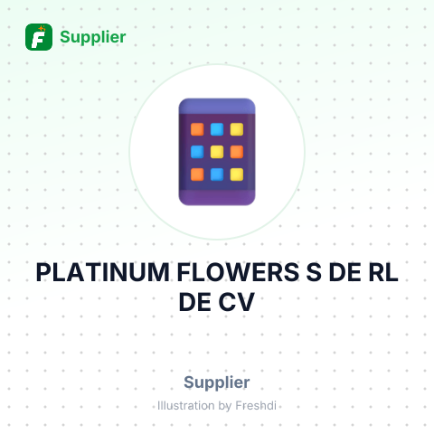 PLATINUM FLOWERS S DE RL DE CV – summary card, no photo uploaded yet