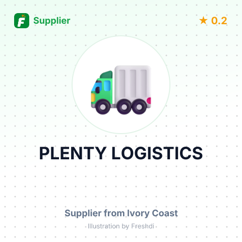 PLENTY LOGISTICS – summary card, no photo uploaded yet