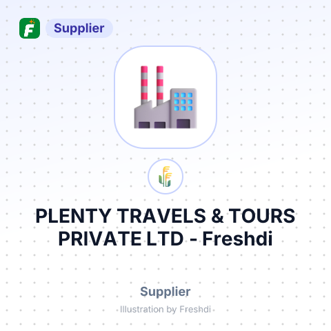 PLENTY TRAVELS & TOURS PRIVATE LTD – summary card, no photo uploaded yet