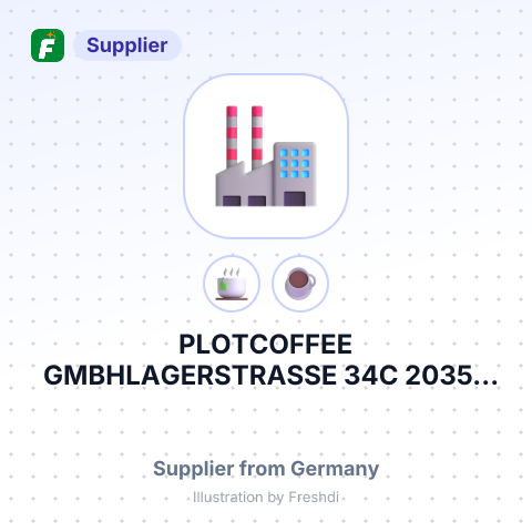 PLOTCOFFEE GMBHLAGERSTRASSE 34C 20357 HAMBURG GERMANY – summary card, no photo uploaded yet