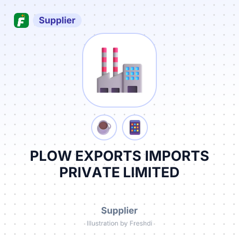 PLOW EXPORTS IMPORTS PRIVATE LIMITED – summary card, no photo uploaded yet