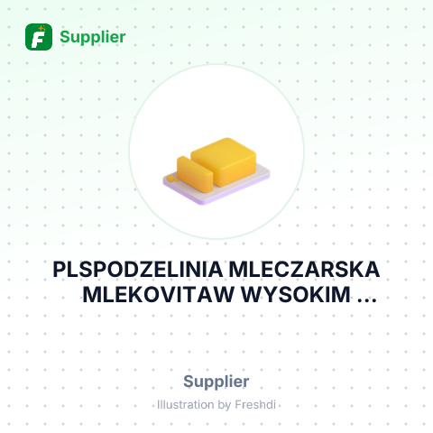 PLSPODZELINIA MLECZARSKA MLEKOVITAW WYSOKIM MAZOWIECKIEM LUDOWA – summary card, no photo uploaded yet