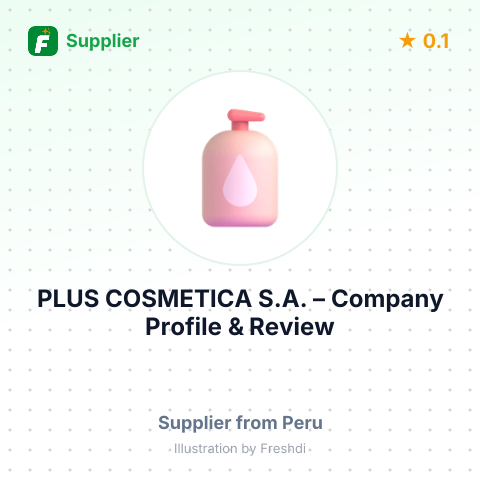 PLUS COSMETICA S.A. – summary card, no photo uploaded yet