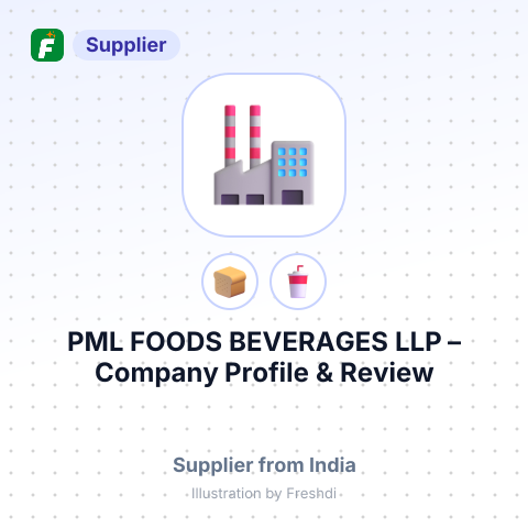 PML FOODS BEVERAGES LLP – summary card, no photo uploaded yet