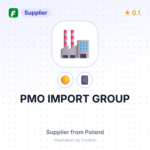 PMO IMPORT GROUP – summary card, no photo uploaded yet