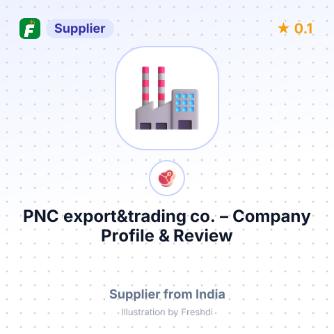 PNC export&trading co. – summary card, no photo uploaded yet