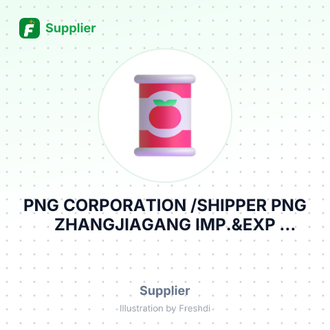 PNG CORPORATION /SHIPPER PNG ZHANGJIAGANG IMP.&EXP CO.,LTD – summary card, no photo uploaded yet