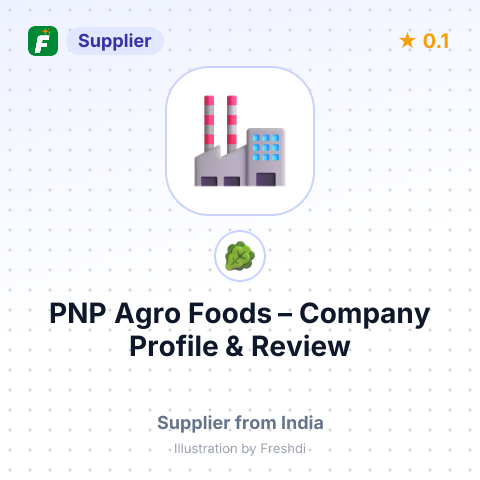 PNP Agro Foods – summary card, no photo uploaded yet