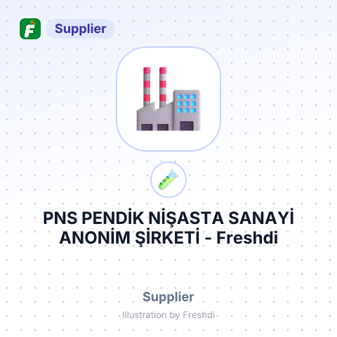 PNS PENDİK NİŞASTA SANAYİ ANONİM ŞİRKETİ – summary card, no photo uploaded yet