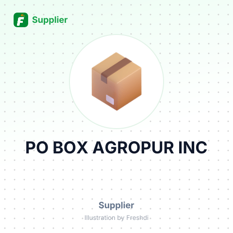 PO BOX AGROPUR INC – summary card, no photo uploaded yet