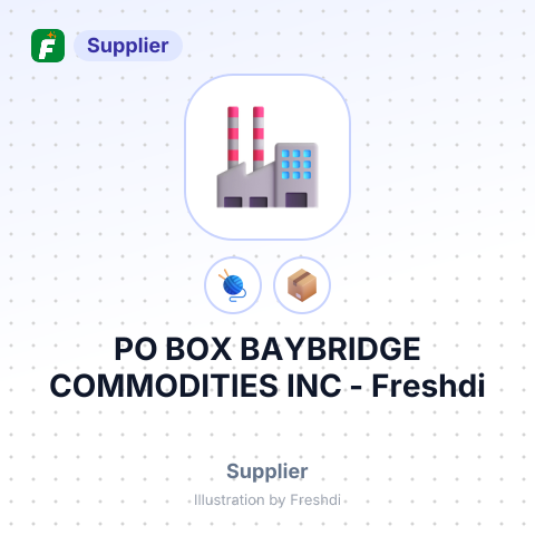 PO BOX BAYBRIDGE COMMODITIES INC – summary card, no photo uploaded yet