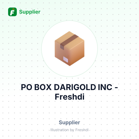 PO BOX DARIGOLD INC – summary card, no photo uploaded yet