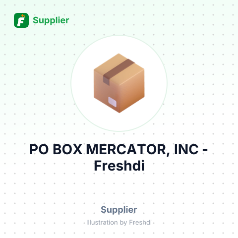 PO BOX MERCATOR, INC – summary card, no photo uploaded yet