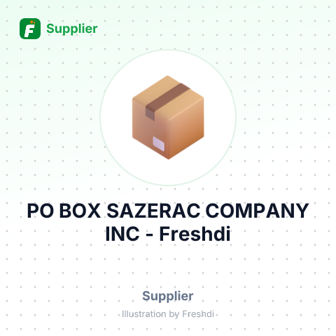 PO BOX SAZERAC COMPANY INC – summary card, no photo uploaded yet
