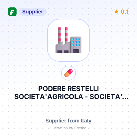 PODERE RESTELLI SOCIETA'AGRICOLA - SOCIETA' SEMPLICE DI PIERO BALOSSI – summary card, no photo uploaded yet