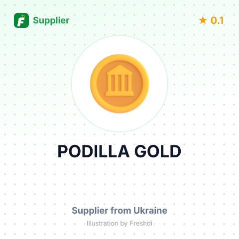 PODILLA GOLD – summary card, no photo uploaded yet