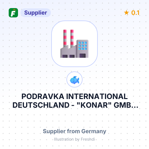 PODRAVKA INTERNATIONAL DEUTSCHLAND - "KONAR" GMBH – summary card, no photo uploaded yet