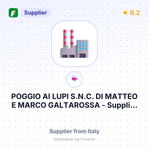 POGGIO AI LUPI S.N.C. DI MATTEO E MARCO GALTAROSSA – summary card, no photo uploaded yet