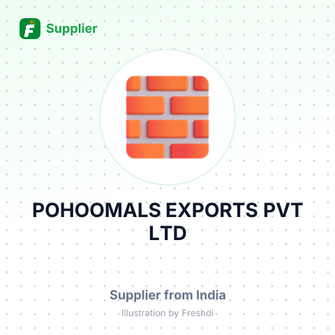 POHOOMALS EXPORTS PVT LTD – summary card, no photo uploaded yet
