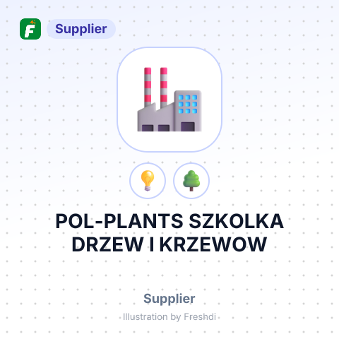 POL-PLANTS SZKOLKA DRZEW I KRZEWOW – summary card, no photo uploaded yet