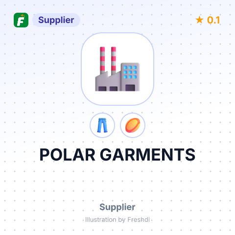POLAR GARMENTS – summary card, no photo uploaded yet