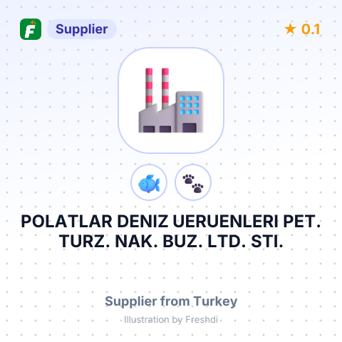 POLATLAR DENIZ UERUENLERI PET. TURZ. NAK. BUZ. LTD. STI. – summary card, no photo uploaded yet