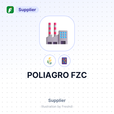 POLIAGRO FZC – summary card, no photo uploaded yet