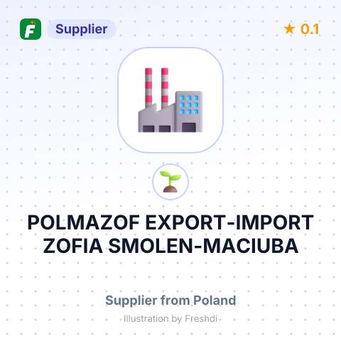 POLMAZOF EXPORT-IMPORT ZOFIA SMOLEN-MACIUBA – summary card, no photo uploaded yet
