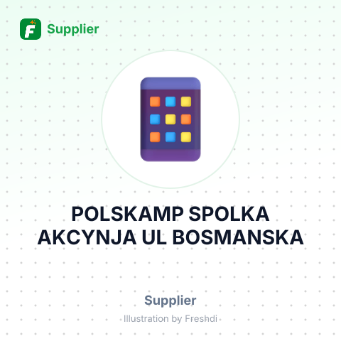 POLSKAMP SPOLKA AKCYNJA UL BOSMANSKA – summary card, no photo uploaded yet