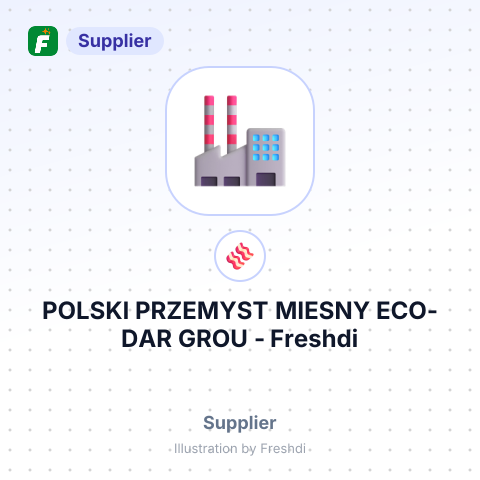 POLSKI PRZEMYST MIESNY ECO-DAR GROU – summary card, no photo uploaded yet