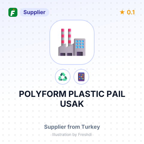 POLYFORM PLASTIC PAIL USAK – summary card, no photo uploaded yet