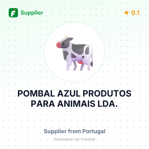 POMBAL AZUL PRODUTOS PARA ANIMAIS LDA. – summary card, no photo uploaded yet