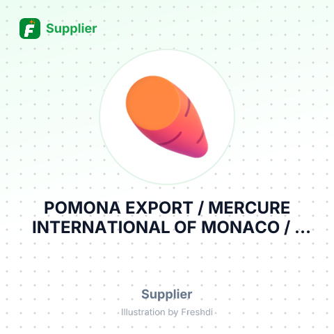 POMONA EXPORT / MERCURE INTERNATIONAL OF MONACO / – summary card, no photo uploaded yet