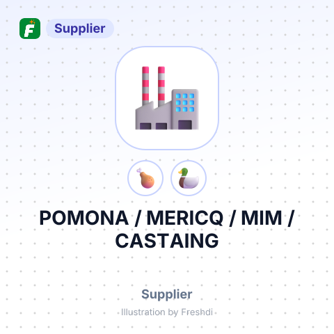 POMONA / MERICQ / MIM / CASTAING – summary card, no photo uploaded yet