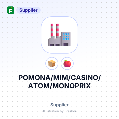 POMONA/MIM/CASINO/ATOM/MONOPRIX – summary card, no photo uploaded yet