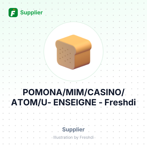 POMONA/MIM/CASINO/ATOM/U- ENSEIGNE – summary card, no photo uploaded yet