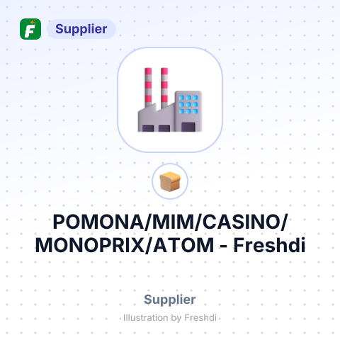 POMONA/MIM/CASINO/MONOPRIX/ATOM – summary card, no photo uploaded yet
