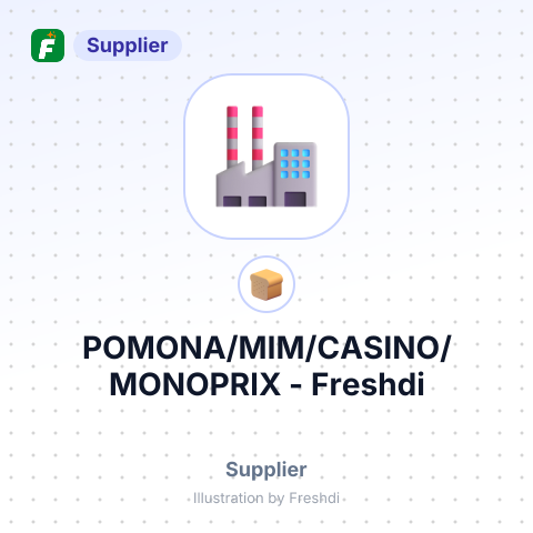 POMONA/MIM/CASINO/MONOPRIX – summary card, no photo uploaded yet